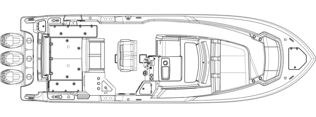 Boston Whaler 350 Realm Layout