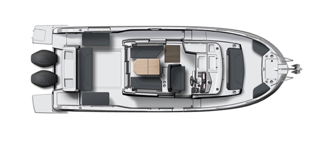 Beneteau Barracuda 27 - layout