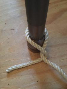 The Half-Hitch knot - yacht and sea