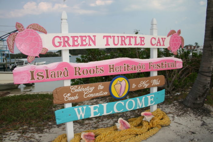 Green Turtle Cay - Bahamas - yacht and sea