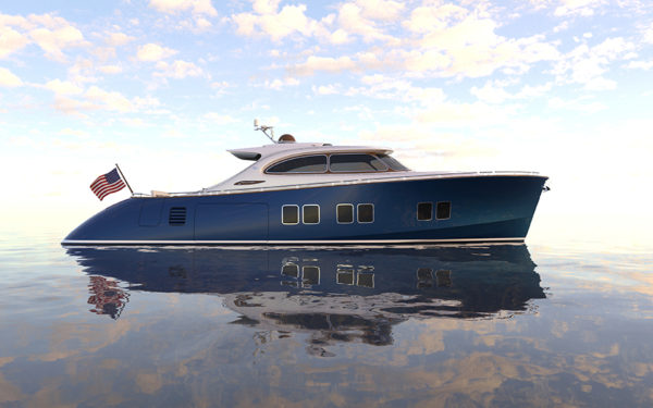 Zeelander Z72 side - yacht and sea