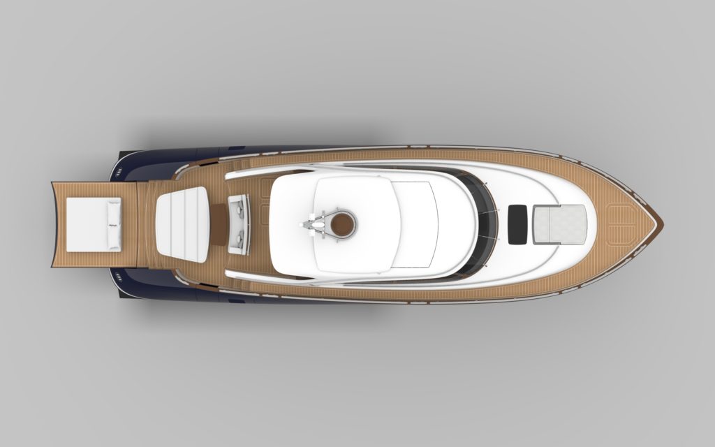 Zeelander Z72 layout - yacht and sea