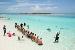 Powerboat adventures Bahamas - yacht and sea