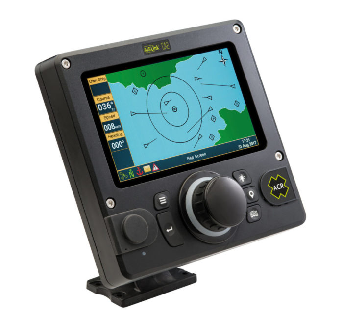 ACR Electronics - AISLink CA2 - Left Angle - yacht and sea