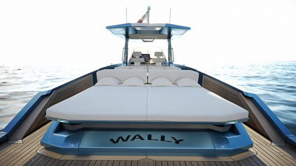 48 Wally tender sun bed