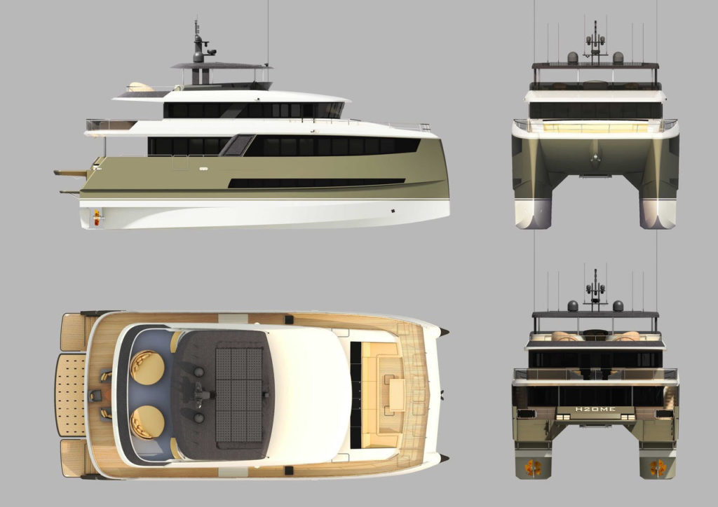 Amasea yachts layout - yacht and sea