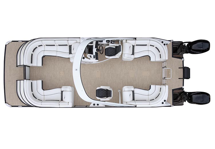 Bennington Q27 Layout - yacht and sea