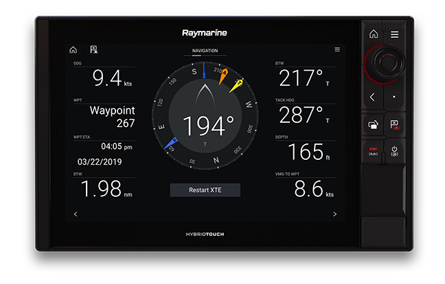 Raymarine Yamaha Command - yacht and sea