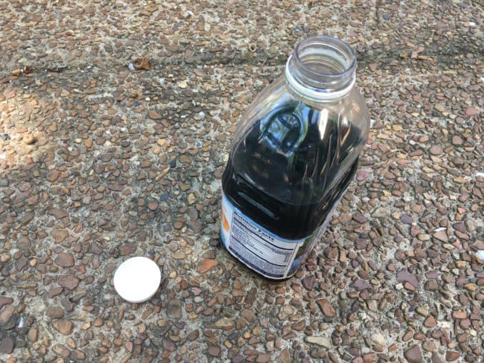 How to clean easily a portable gas tank before winter