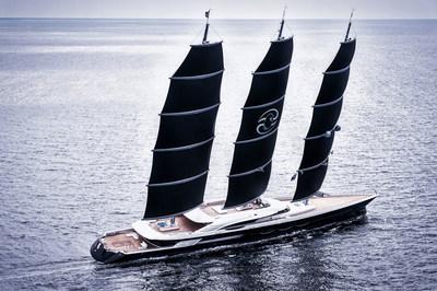 Black-Pearl-Dynarig-Yacht - Yacht and Sea