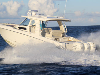 Boston Whaler 350 Realm - running