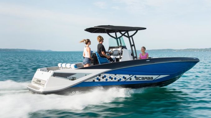 Scarab 255 Open running