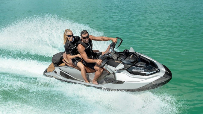 2018 SeaDoo GTX Limited - yacht and sea