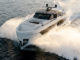90R Ocean Alexander front - yacht and sea