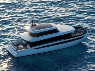 Cetera 60 sky view - yacht and sea