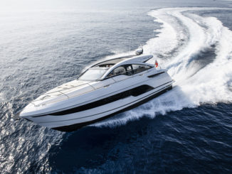 Targa 43 OPEN running - yacht and sea