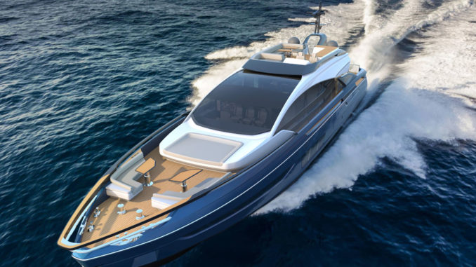 Azimut Grande S10_running_yacht_and_sea